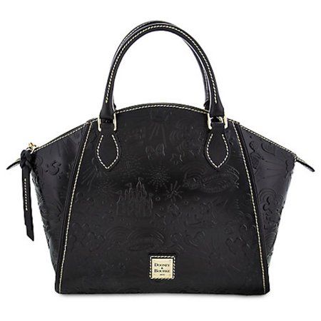 Disney Parks Icons Black Sketch Satchel Bag By Dooney Bourke New With Tags