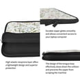 thumbnail image 4 of Pofeuu Aerial Flora Print Laptop Carrying Case,13-15-Inch Laptop and Tablet, Sleek Design, Durable and Water-Repellent Fabric, Business Casual or School-15 inch, 4 of 8