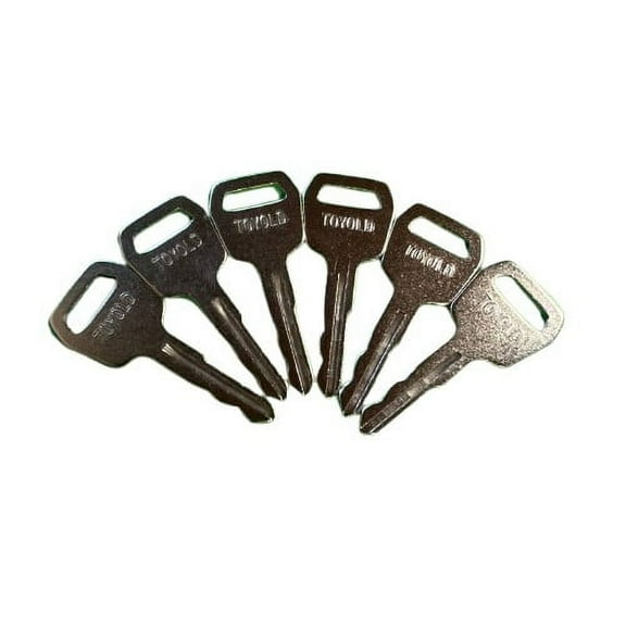 6 Pack 46# 511416 Toyold 57421-22060-71 Ignition Keys for Toyota Forklift