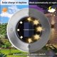 thumbnail image 2 of Luces solares de suelo Rayolon impermeables, paquete de 16 unidades, luz cálida, 2 of 7