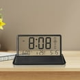 thumbnail image 5 of Indoor Thermometer Digital Alarm Clock Daily Use Room Temperature Monitor, 5 of 9