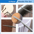 thumbnail image 5 of 13Pcs Small File Set Metal Diamond Needle File Set File Tool Set for Precision Metal File Work Wooden Jewelry Model DIY, 5 of 5