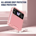 thumbnail image 3 of Decase for Samsung Galaxy Z Flip 4 / Z Flip 3 Rugged Case,Heavy Duty Military Grade Drop Protection Hinge Protection Shockproof Phone Cover,for Samsung Galaxy Z Flip 4 / Z Flip 3 5G,Pink, 3 of 6