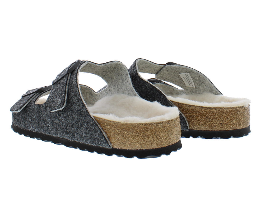 Birkenstock Mens, Arizona Wool Sandal - Regular Width 13 Anthracite