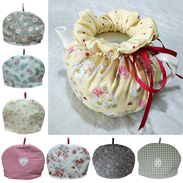 Gwong hogar 2 pcs té acogedor vintage cómodo tela de tela té impreso acogedor para té té Gwong 21063017
