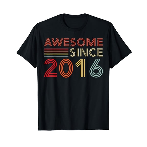 Funny 10th Birthday T-Shirt for 10 Year Old Son - Retro Style 2016 Celebration Tee