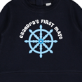 thumbnail image 3 of Inktastic Grandpas First Mate Sailing Nautical Boys Baby Sweatshirt, 3 of 4