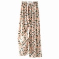 thumbnail image 2 of Haivin Women's Wide Leg Pants, Summer Lightweight Printed, Casual Comfortable Cotton Blend, for Daily Wear and Vacation, 2 of 5