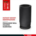 thumbnail image 5 of Teng Tools 6 Point 3/4 Inch Drive SAE Deep Chrome Molybdenum Impact Sockets, 5 of 7
