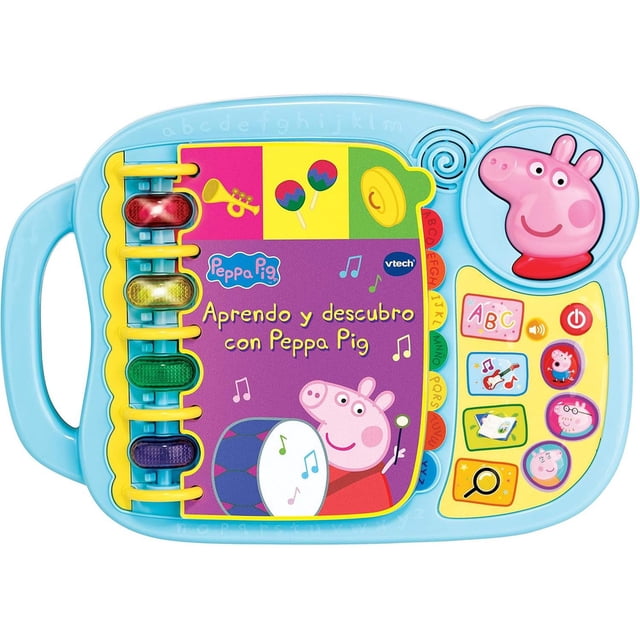 Libro Vtech Niños Infantil Peppa Pig Aprendo Y Descubro