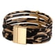 thumbnail image 5 of Pulsera de para mujer, accesorios para conjuntos, fácil de usar, duradera, tipo brazalete. Café leopardo, 5 of 8