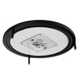 thumbnail image 5 of Flaxmere 11.8 in. Matte Black LED Flush Mount Ceiling Light with Frosted White Glass Shade, 5 of 8
