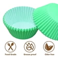 thumbnail image 3 of Revestimientos para magdalenas Tazas para hornear muffins de papel resistente a la grasa estándar, soportes de papel para pasteles, 3 of 5