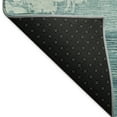 thumbnail image 5 of Addison Rugs Chantille Indoor/Outdoor Transitional Abstract Teal Machine Washable Rectangle Rug, 10' x 14', 5 of 8