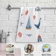 thumbnail image 6 of Dreamtimes Dolphin Hand Towel Set of 2, Highly Absorbent Soft Face Hand Towels for Bathroom, Kitchen, Hotel, Gym and Spa, 14 x 28 Inch, 14 x 28 Inch, 6 of 7