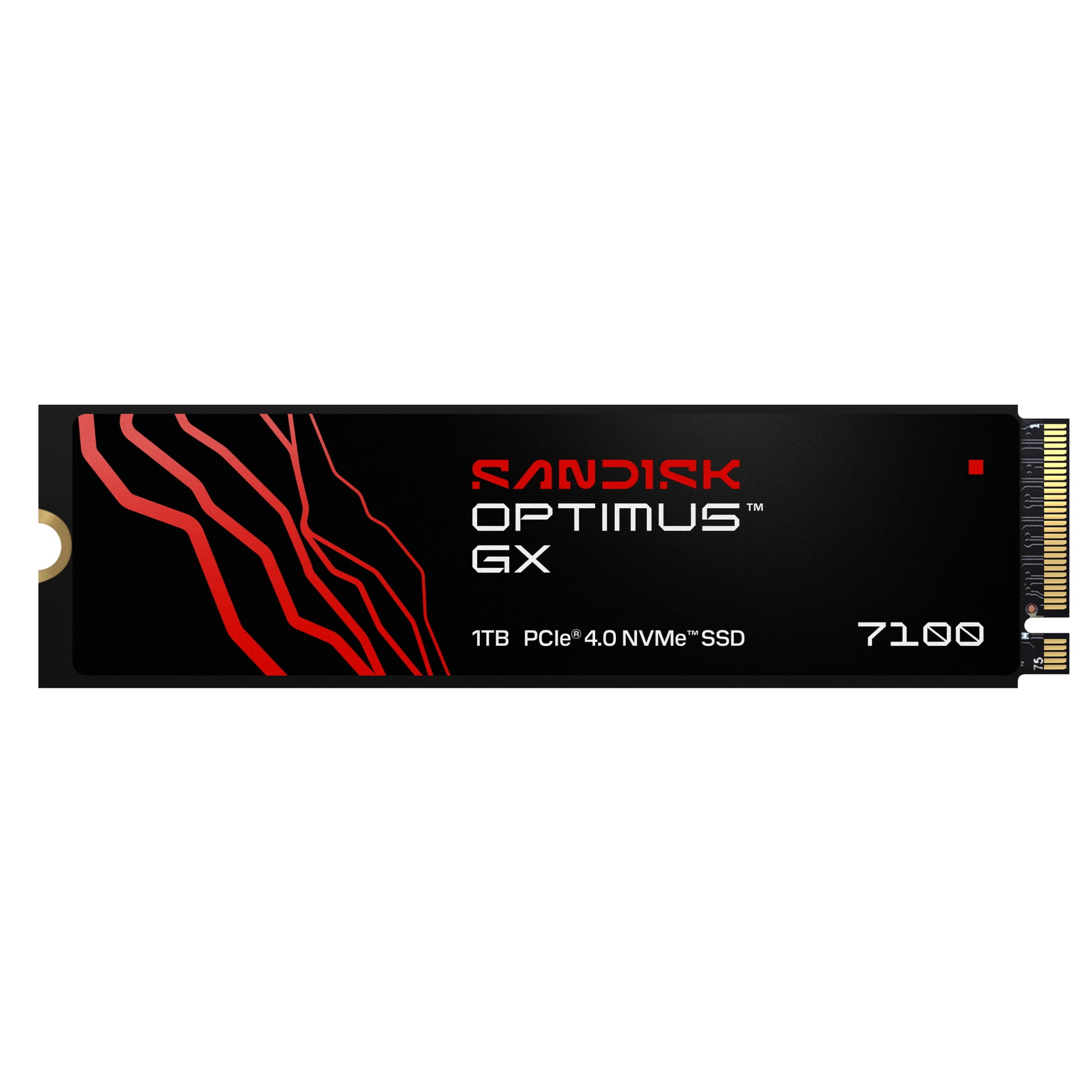 SANDISK Optimus GX 7100 1TB NVMe Internal Gaming SSD Solid State Drive - Gen4 PCIe, M.2 2280, Up to 7,250 MB/s