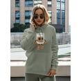 thumbnail image 2 of Toon Style Glass W Beverage Hoodie Women -Image by Shutterstock, Female 3X-Large, 2 of 4