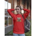 thumbnail image 2 of Cute Elephant With Sunflowers Sweatshirt Women -GoatDeals Designs, Female Medium, 2 of 4