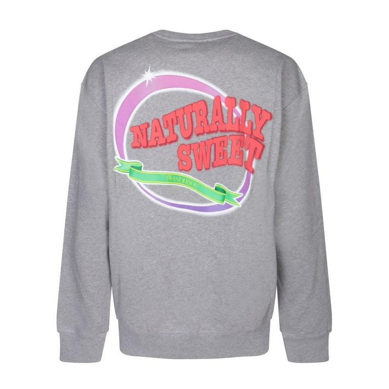 【送料&関税込】J.W. Anderson Sweet Anchor Sweatshirt J.W. Anderson Male Naturally Sweet Anchor Sweatshirt Grey