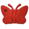 thumbnail image 3 of Dteck Case for Fire HD 10 Tablet 11th Gen 2021,Cute Butterfly Case with Stand for Kids Light Weight EVA Rugged Shockproof Heavy Duty Kids Friendly Cover for Fire HD10 Plus 2021,,Red, 3 of 4