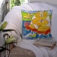 thumbnail image 3 of Carolines Treasures 6107PW1414 Big Orange Cat Fishing Decorative   Canvas Fabric Pillow 14Hx14W multicolor, 3 of 4