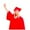 Red, variant on PMVFHDE Graduation Attire for Women and Men Adult College Completion Gown with Tassel Cap Set for Commencement Pink,39