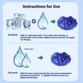 thumbnail image 3 of Multipurpose Hot Cold Compress Bags Set Of 2 Sizes 6in And 9in For Adults Kids Reusable Ice Packs With Secure Closure Fo, 3 of 7