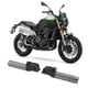 thumbnail image 4 of Reposapiés Del Conductor, Almohadilla Del Pie Del Conductor Delantero Izquierda Derecha Aleación De Aluminio T6063 De Alta Dureza Para Motocicleta ANGGREK Gris, 4 of 8