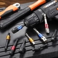 thumbnail image 2 of Yeacher 9 Pieces Drill Bit Sockets Adapter Extension Set Including 6 Pieces Hex Shank Socket Adapter Set 3 Pieces 360 Degree Rotatable Hex Shank Drill Adapters for Household Workplace, 2 of 7