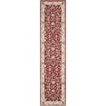 thumbnail image 2 of Safavieh Chelsea Raeburn Oriental Runner Rug, Burgundy/Ivory, 2'6" x 10', 2 of 11