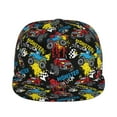 thumbnail image 2 of Fotbe Monster Car Flat Bill Visor Cap Classic Snapback Hat Polyester Foam Trucker Hat Trucker Cap Adjustable Baseball Cap, 2 of 9