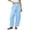 Blue, variant on Only Moment Checker Pants Women Comfy Lounge Pants High Waist Trousers with Pockets Casual Lounge Blue,L