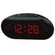 thumbnail image 3 of Radio reloj despertador múltiple digital AM / FM con pantalla LED de de 1.2 "Enchufe . UU. rojo, 3 of 3