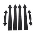 thumbnail image 4 of Magnetic Garage Door Accents Decorative Carriage 4 Hinges 2 Handles Hardware Set, 4 of 5