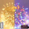 thumbnail image 1 of Cadena de luces navideñas SANJICHA, 66 pies, 200 LED, multicolor, 1 of 7