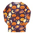 thumbnail image 7 of Futezty Toddler Boys Girls Pajamas Sets Halloween Pattern Kids 2 Piece Pj's Long Sleeve Crew Neck Tops and Pants Clothes Set Night Sleepwear 2T-9T, 7 of 7