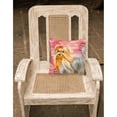 thumbnail image 2 of Carolines Treasures BB9772PW1818 Yorkshire Terrier Love Fabric Decorative Pillow  18H x18W multicolor, 2 of 2