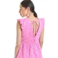 thumbnail image 4 of Vestido bordado con volantes Roman Fashion /Juvenil, 33937 (Rosa) rosa M, 4 of 5