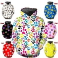 thumbnail image 2 of Nueva sudadera con capucha con estampado 3D de huellas de perro divertidas y a la moda para mujer y hombre, sudadera con capucha con personalidad creativa, sudadera informal de manga larga, 2 of 5