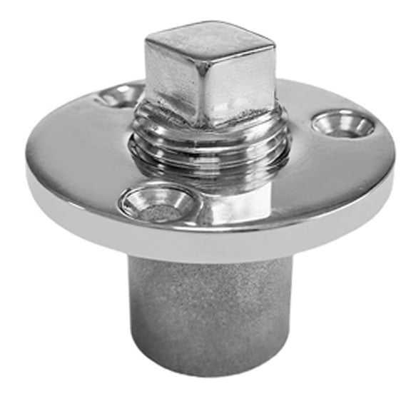 Screw Type 316 Stainless Steel Boat Garboard Drain Bung Kit For Boat Marine