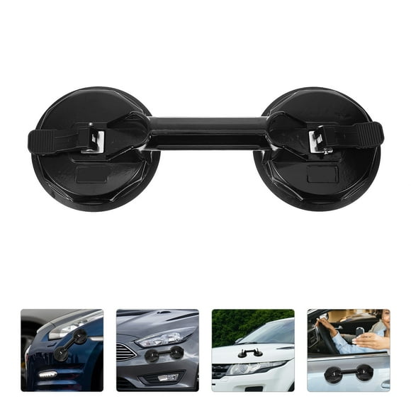 OULII Black Suction Cup Dent Puller Car Dent Remover Tool with Table Grip for Auto Body and Glass Repair
