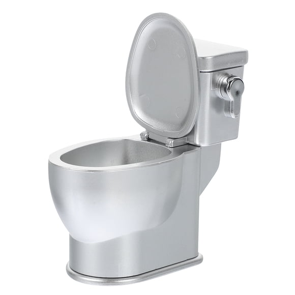 KAKOWELY Inodoro para casa de muñecas, mini inodoro con cisterna de juguete, baño en miniatura para casa de muñecas.