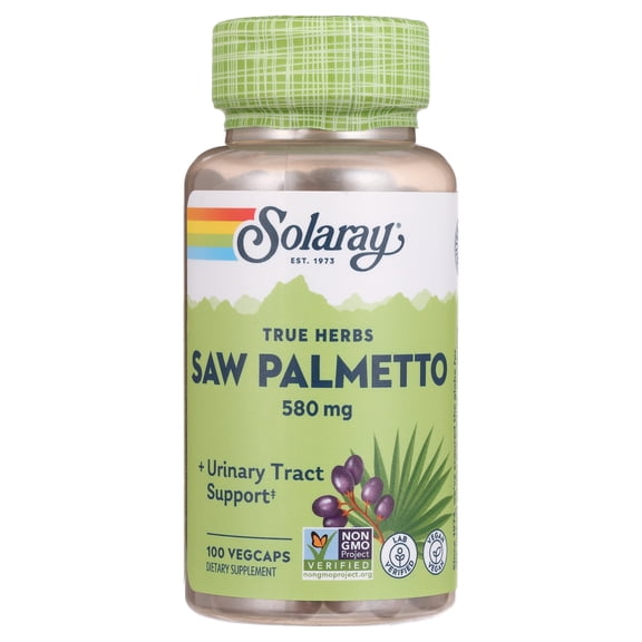 Solaray Saw Palmetto Berry 580mg, 100 Veg Caps