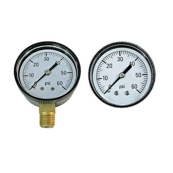 Poolmaster Pressure Gauge, Back Mount