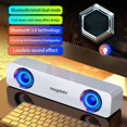 thumbnail image 6 of Bdday Desktop Compact USB Powered Wired Multimedia Mini Stereo Sound Bar 3.5mm Audio Jacks, 6 of 9