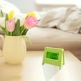 thumbnail image 4 of HBBKVI Alarm Clock, Mini Triangular Luminous Digital Clock for Bedroom Office, Temperature & Date Display Digital Clock, Green, 4 of 6