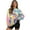 Hippie Flower Print, variant on SCRAWLGOD Hippie Flower Print Womens Casual Crew Neck Sweatshirt with Pockets Loose Fit Soft Long Sleeve Lightweight Pullover Drop Shoulder Tops Fall Clothes, S