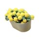 thumbnail image 4 of Mini planta artificial en maceta, accesorios para casa de muñecas, decoración, modelo de bonsái en miniatura para decoraciones de jardín a escala 1:6 Amarillo, 4 of 8