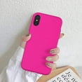 thumbnail image 2 of iPhone Xs Max Case with Screen Protector,Soft Liquid Silicone Gel Rubber Bumper Cover,Slim Fit Shockproof Protective Phone Case for iPhone Xs Max Hot Pink, 2 of 8