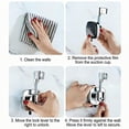 thumbnail image 4 of MOJEA 360° Swivel Shower Head Holder with Strong Suction Cup, Adjustable No Drill, 4 of 8
